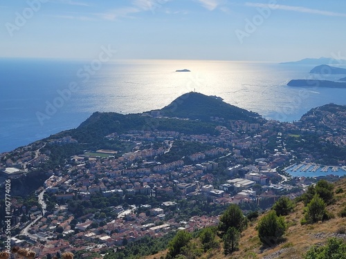 view from the top of the mountain