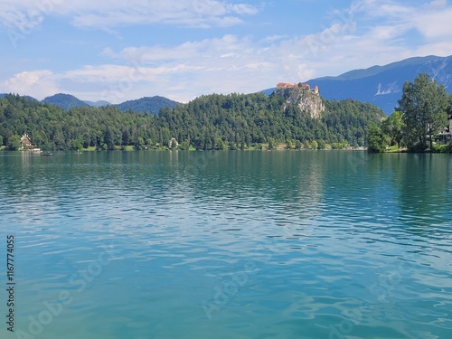 lake in the mountains