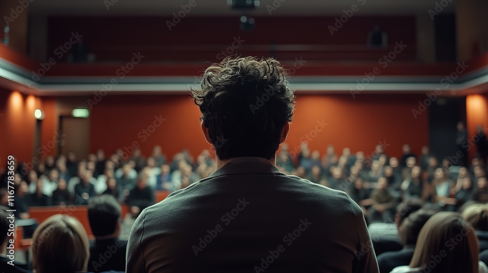 Audience Perspective: Speaker at Conference Audience Perspective: Speaker at Conference