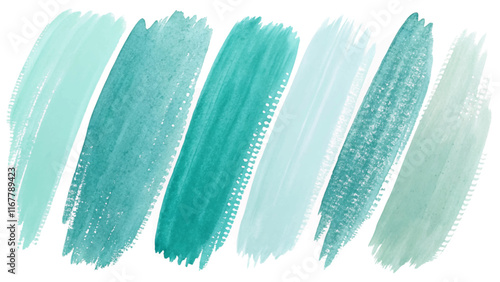 Soft teal watercolor strokes, artistic background, abstract design, creative texture, calming color palette.