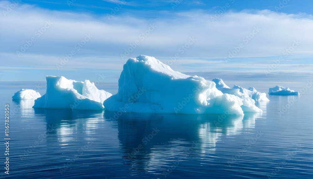 Majestic iceberg, Arctic seascape, tranquil blue waters, reflective surface, misty atmosphere, ethereal light, minimalist composition, cold climate, pristine wilderness Majestic iceberg, Arctic seascape, tranquil blue waters, reflective surface, misty atmosphere, ethereal light, minimalist composition, cold climate, pristine wilderness