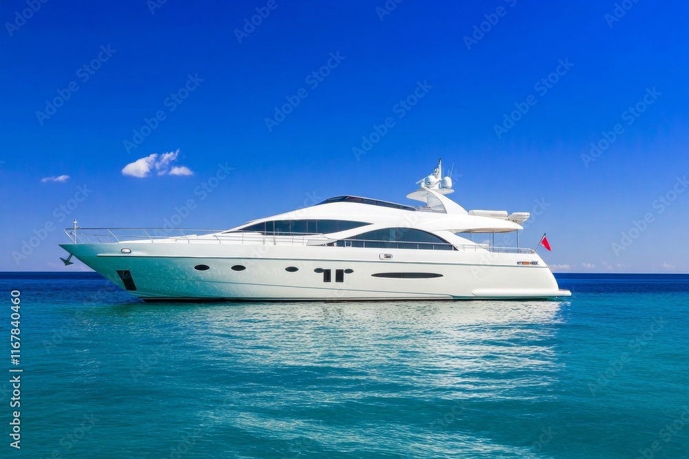 Large white boat with the number 1 on the side Large white boat with the number 1 on the side