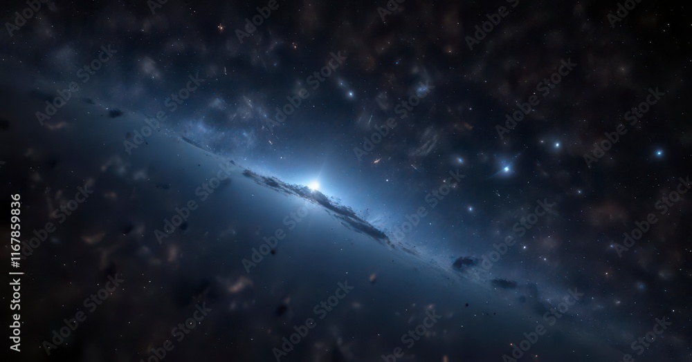 Shining starfield against a deep blue blackness of outer space , stars, dark, space Shining starfield against a deep blue blackness of outer space , stars, dark, space
