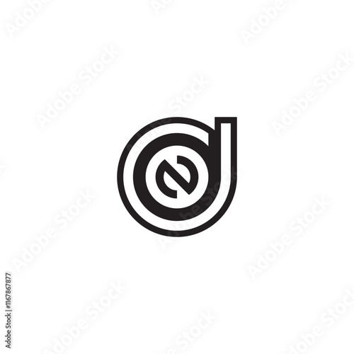 Versatile ND DN Monogram Logo for All Industries