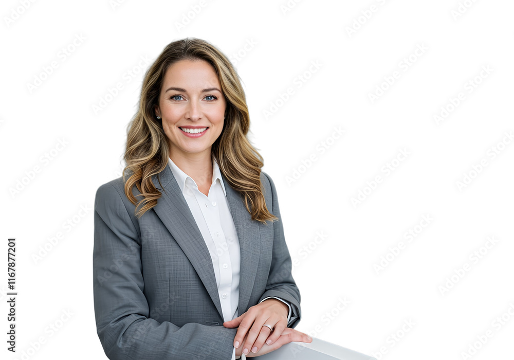 Business woman isolated. Illustration AI Generative. Business woman isolated. Illustration AI Generative.