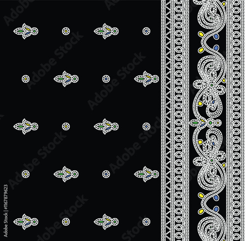 Seamless, border and  floral patterns that bring a touch of the exotic to textiles and decorative art.