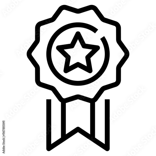 Medal Line Icon