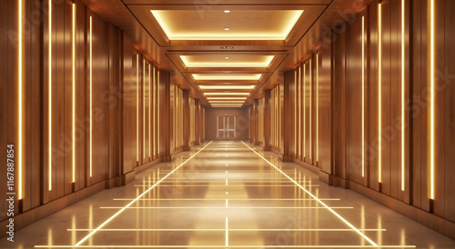 corridor in a hotel, corridor, interior, hallway, floor, hall, architecture, door, building, empty, light, long, hotel, office, room, entrance, design, passage, perspective, way, wall, tunnel, hospita photo