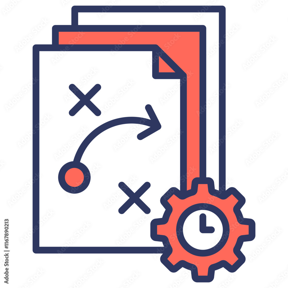 Obraz premium Project Milestones Icon