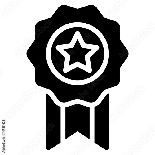 Medal Solid Icon