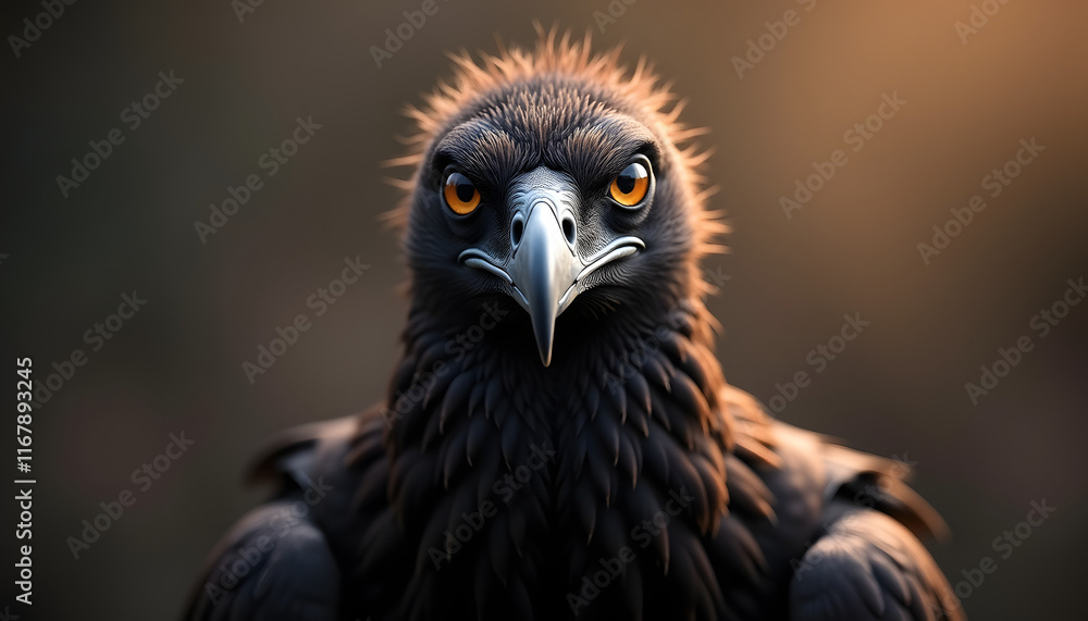 An image of a majestic Ethiopian vulture An image of a majestic Ethiopian vulture