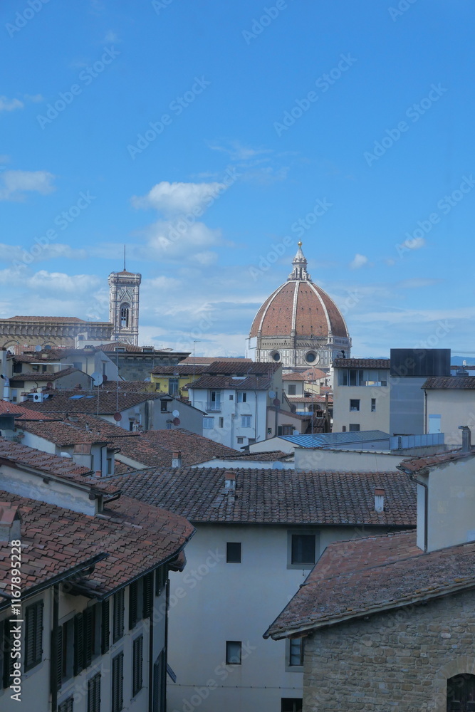 Fototapeta premium the view of Florence Cathedral, the romantic Italy