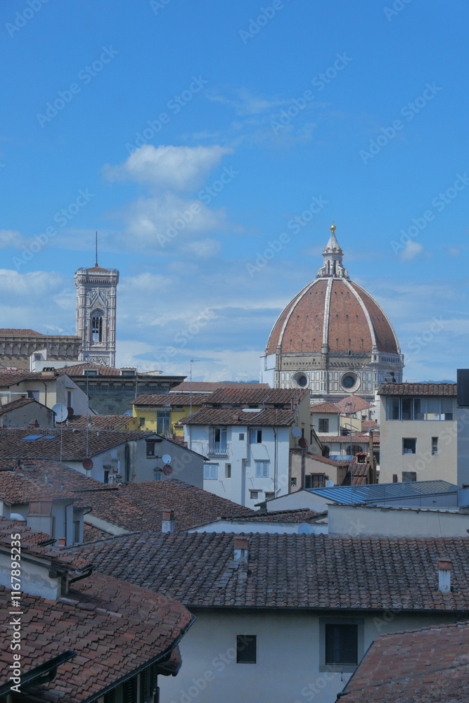 Obraz premium the view of Florence Cathedral, the romantic Italy