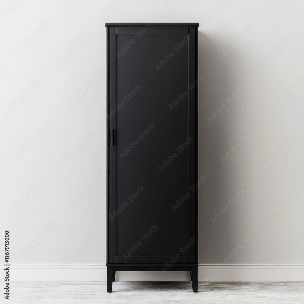 Modern Black Cabinet Storage Unit for Home Organization Display Modern Black Cabinet Storage Unit for Home Organization Display