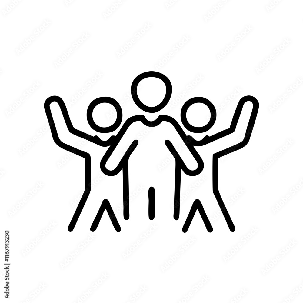 Team Celebrating With a Group Hug concept as A candid shot of employees in a group hug after completing a challenging project. The camera captures their unity and joy leaving space for text about team Team Celebrating With a Group Hug concept as A candid shot of employees in a group hug after completing a challenging project. The camera captures their unity and joy leaving space for text about team