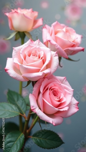 Pastel sweet roses, blurred floral background texture, soft texture, candy