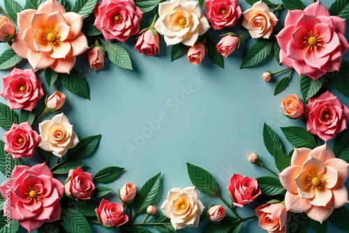 Wallpaper Mural Vintage-inspired artificial flower wall backdrop Lush blooms, muted tones , vintage flowers, flowers Torontodigital.ca