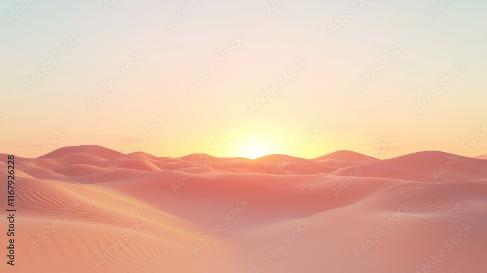 Dusky Futuristic Desert Landscape with Symmetrical Silhouettes and Soft Sand Ridges - Cinematic Ultra-Detailed View Dusky Futuristic Desert Landscape with Symmetrical Silhouettes and Soft Sand Ridges - Cinematic Ultra-Detailed View
