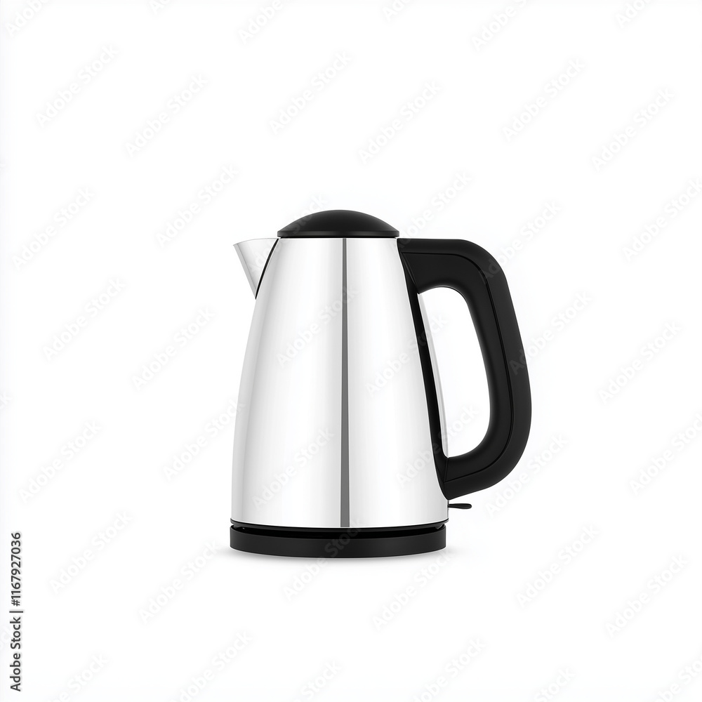 Electric Kettle with Shiny Finish on Spotless White Redux Electric Kettle with Shiny Finish on Spotless White Redux