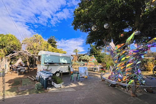 キッチンカーのある風景