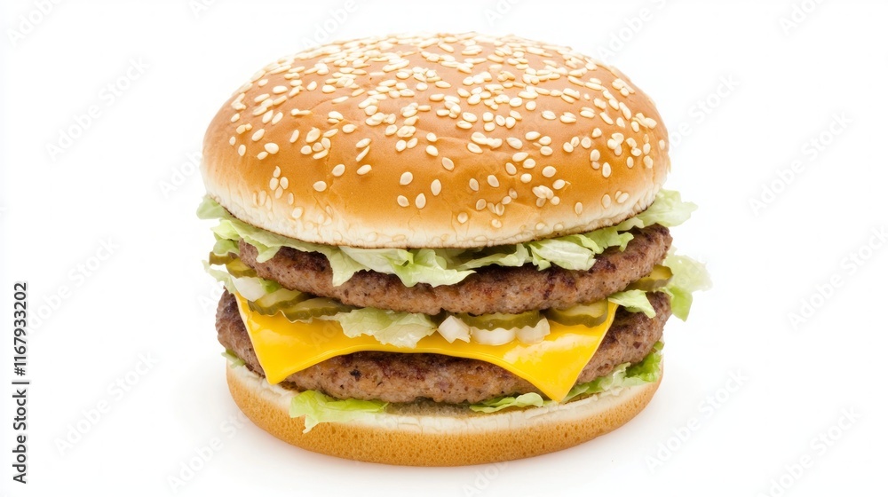 Succulent Vegan Double Cheeseburger: Close-up Under Perfect Cinematic Lighting Succulent Vegan Double Cheeseburger: Close-up Under Perfect Cinematic Lighting
