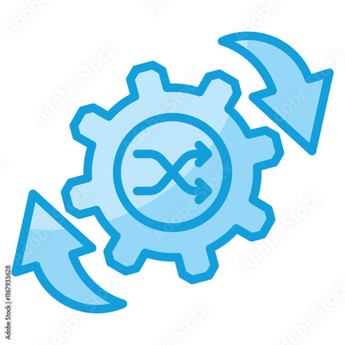 Change Management Icon Element For Design
