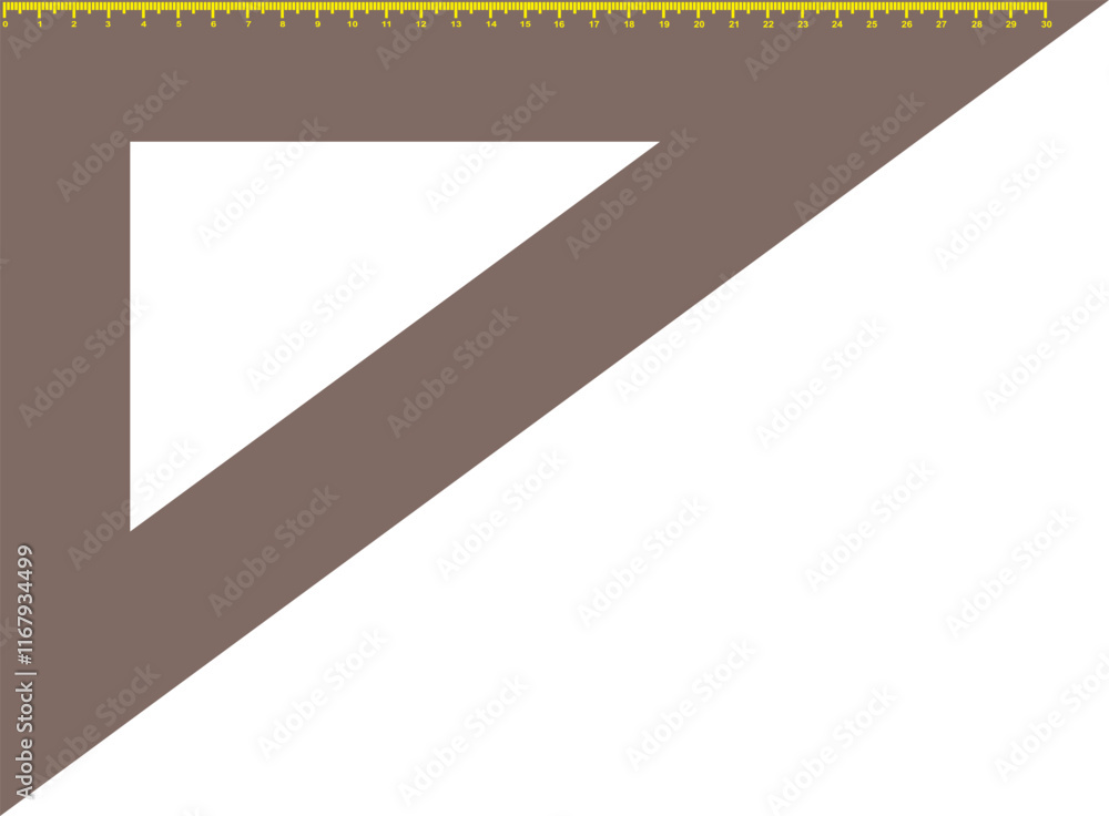 30 cm triangle ruler vector illustration 30 cm triangle ruler vector illustration