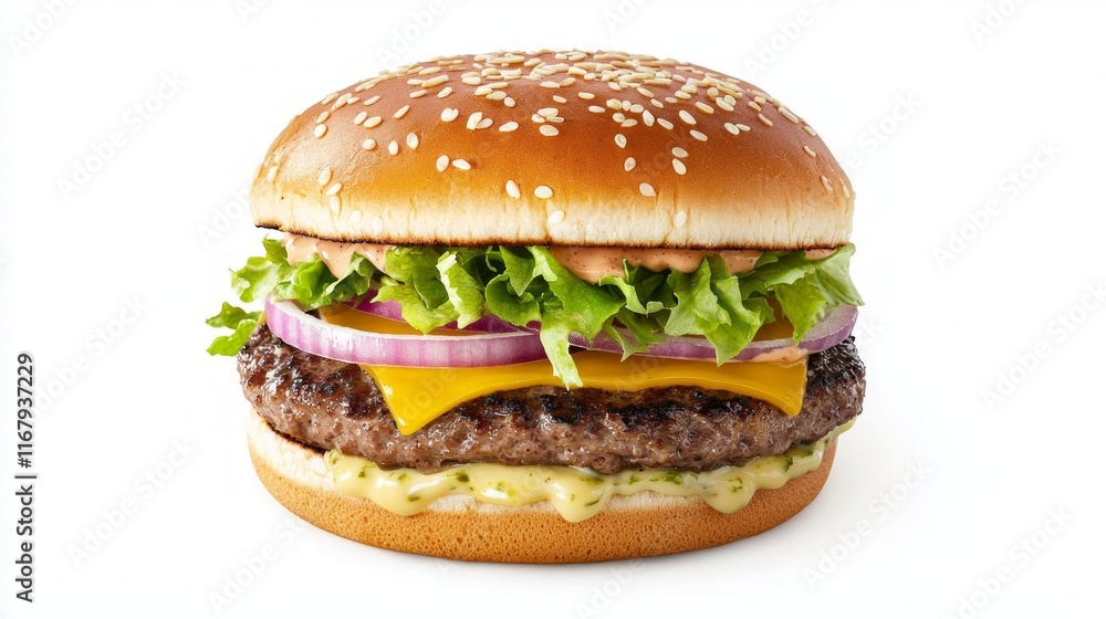 Gourmet Vegan Burger - Fresh and Vibrant Plant-Based Ingredients Displayed Artfully Gourmet Vegan Burger - Fresh and Vibrant Plant-Based Ingredients Displayed Artfully