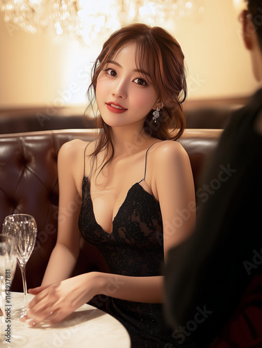 キャバクラ・ラウンジ嬢の女性