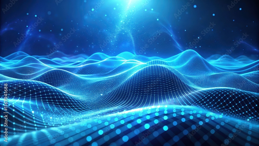 Futuristic blue wave technology animation background, futuristic, blue, particle, wave, technology Futuristic blue wave technology animation background, futuristic, blue, particle, wave, technology