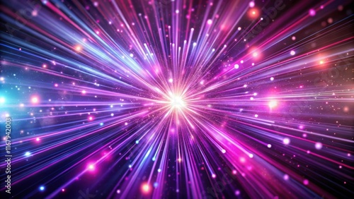 Abstract light speed in pink and purple particles background, abstract, light speed, pink, purple, particles, vibrant, motion