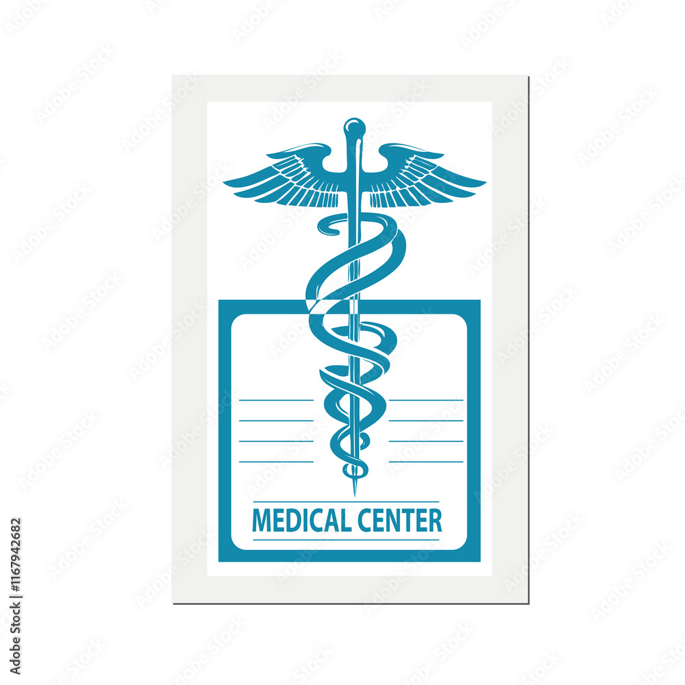Information card for medical center Information card for medical center
