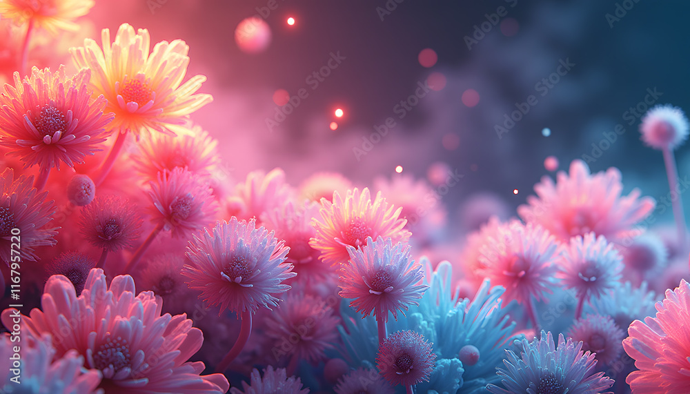 Dynamic Korean Hanbok Floral Patterns with Pastel Gradients Dynamic Korean Hanbok Floral Patterns with Pastel Gradients