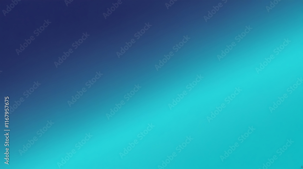 Fototapeta premium Tranquil Gradient A Blend of Deep Blue and Aqua Green Evoking Calmness and Serenity.