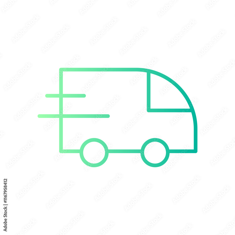deliver gradient icon deliver gradient icon