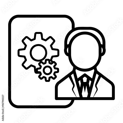 manager Line Icon