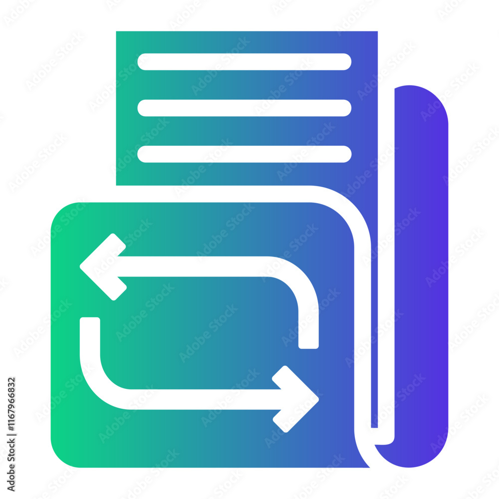 transaction Gradient icon transaction Gradient icon