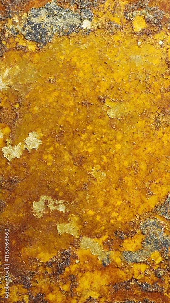 Rusted Metallic Surface with Chipped Paint Rusted Metallic Surface with Chipped Paint