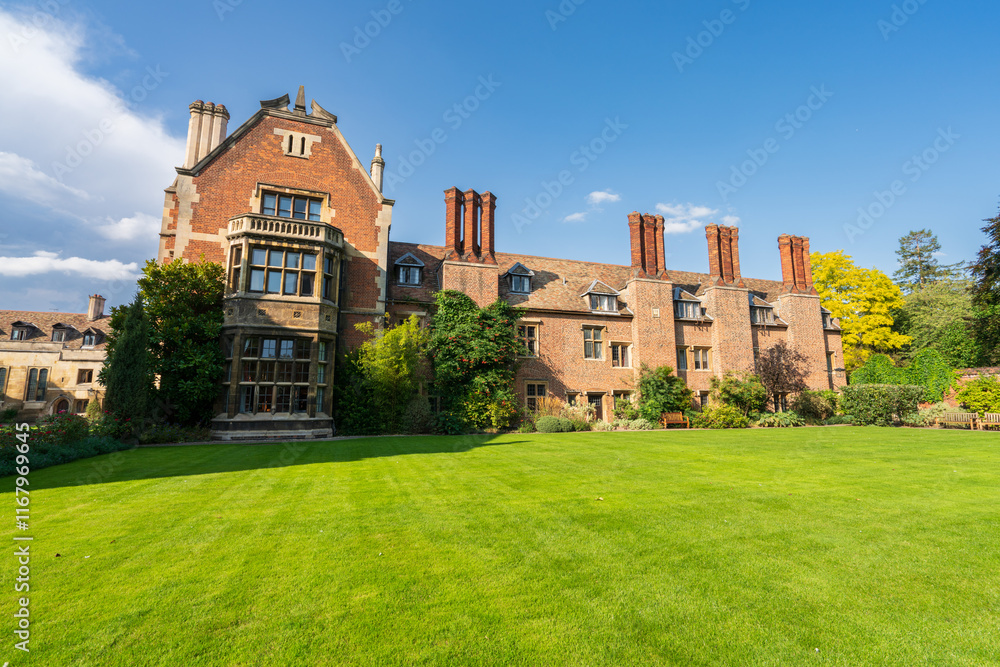 Beautiful architecture of Cambridge city in England. UK Beautiful architecture of Cambridge city in England. UK
