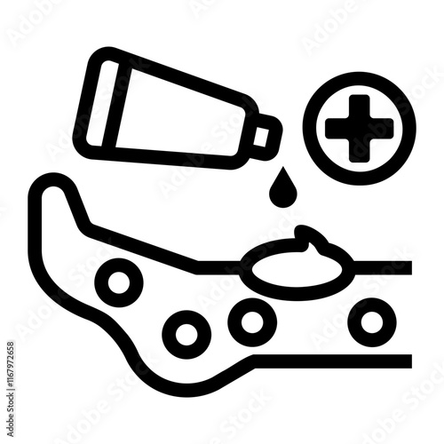 lotion Line Icon