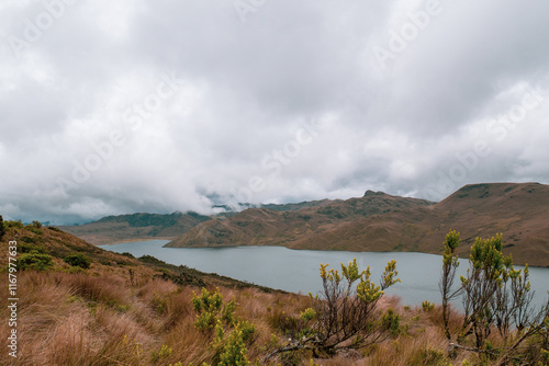 lake in the mountains photo