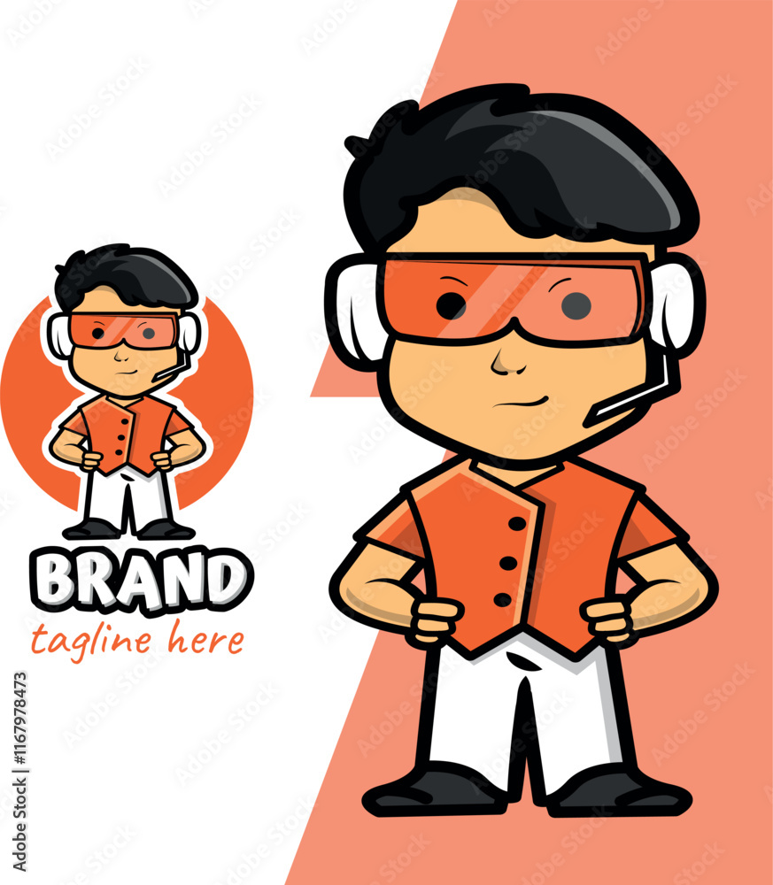 illustration child superhero cartoon character illustration child superhero cartoon character