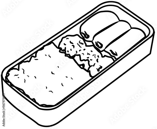 Food meal prep coloring page