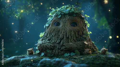 Forest Spirit's Gentle Gaze...