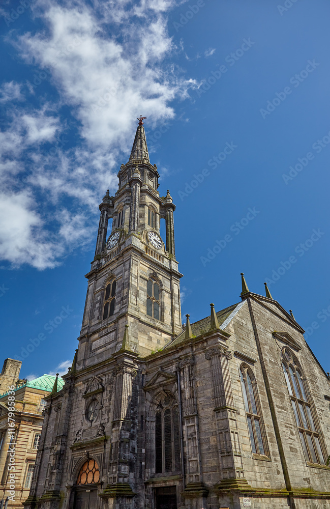 The Tron Kirk - a well-known landmark on the Royal Mile. Edinburgh. Scotland The Tron Kirk - a well-known landmark on the Royal Mile. Edinburgh. Scotland