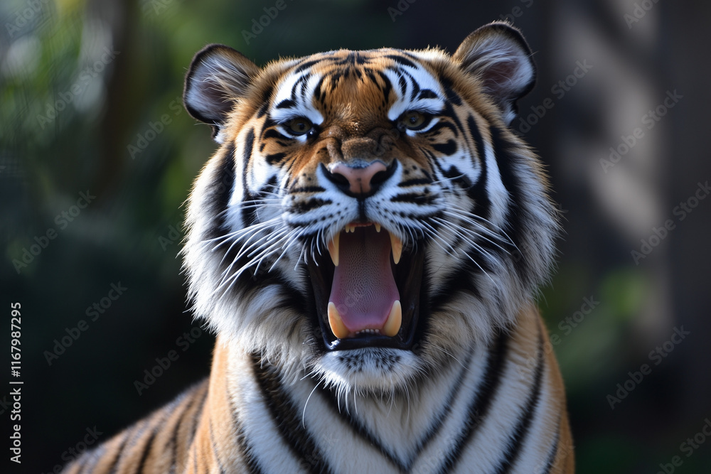 Naklejka premium Tiger isolated