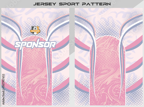Sports Jersey Shirt Design Ready To Print - For Sublimation