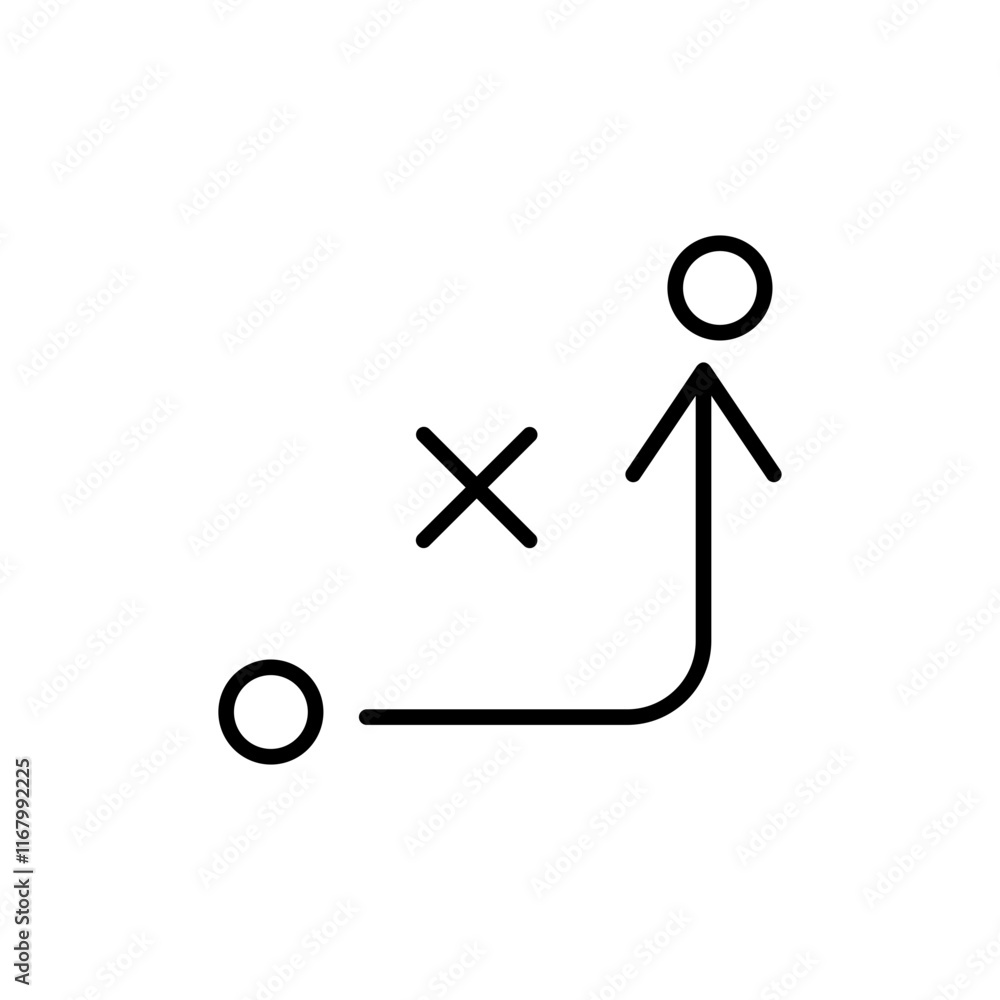 tic tac toe line icon tic tac toe line icon