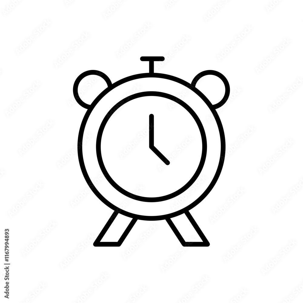 alarm line icon