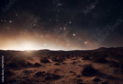 w galaxy sky night milky space starry dust way planet all background photo